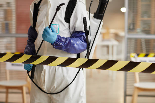 Professional Biohazard Cleanup technician working in Geneva, OH